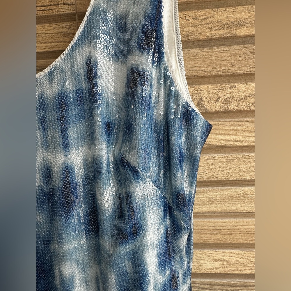 Ralph Lauren Metallic Dot Chiffon Long Maxi Georgette Shimmery Dress NEW Size 6